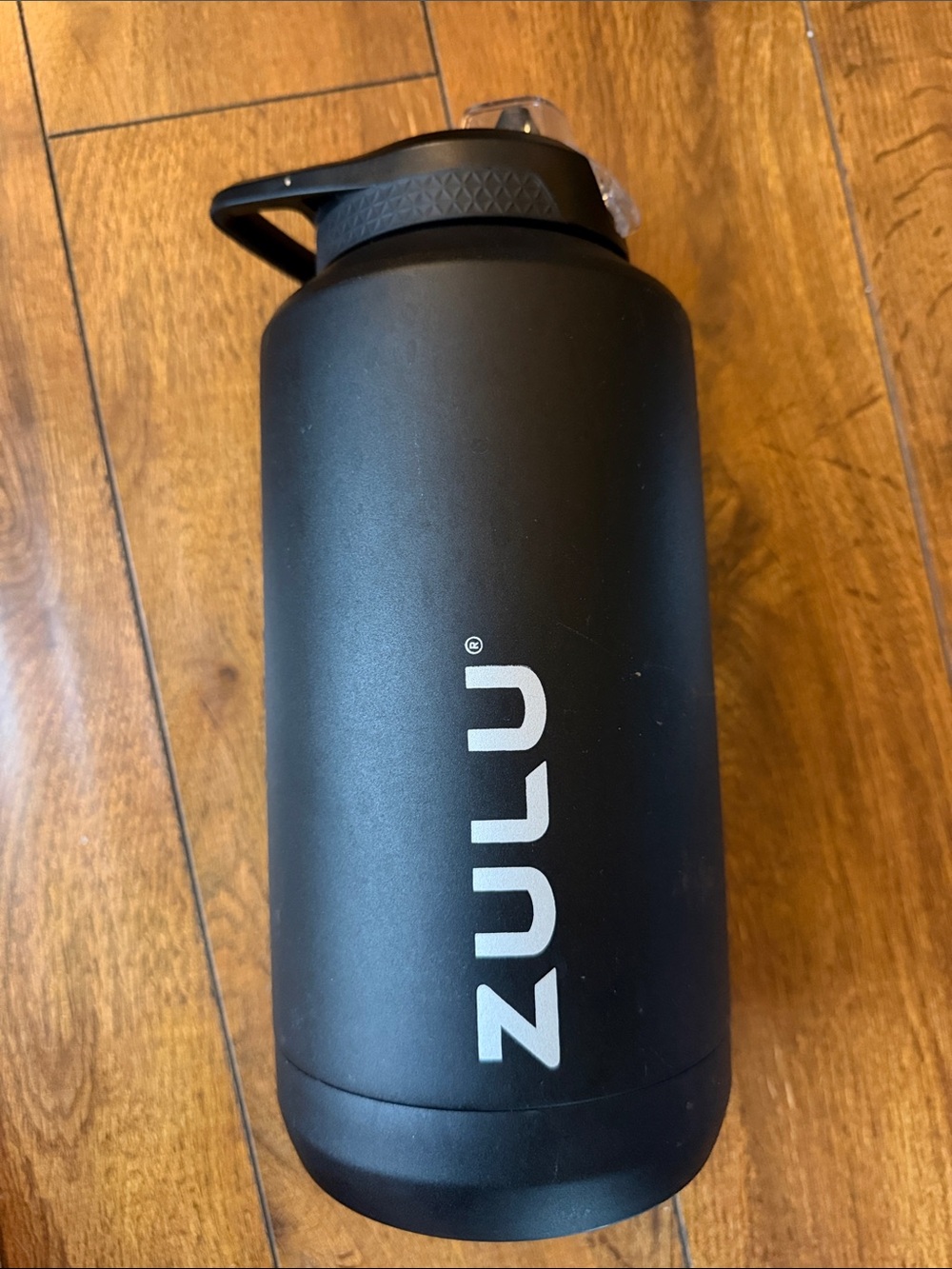 ZULU Black Insulated Water Bottle - Vacuum Thermo Flask